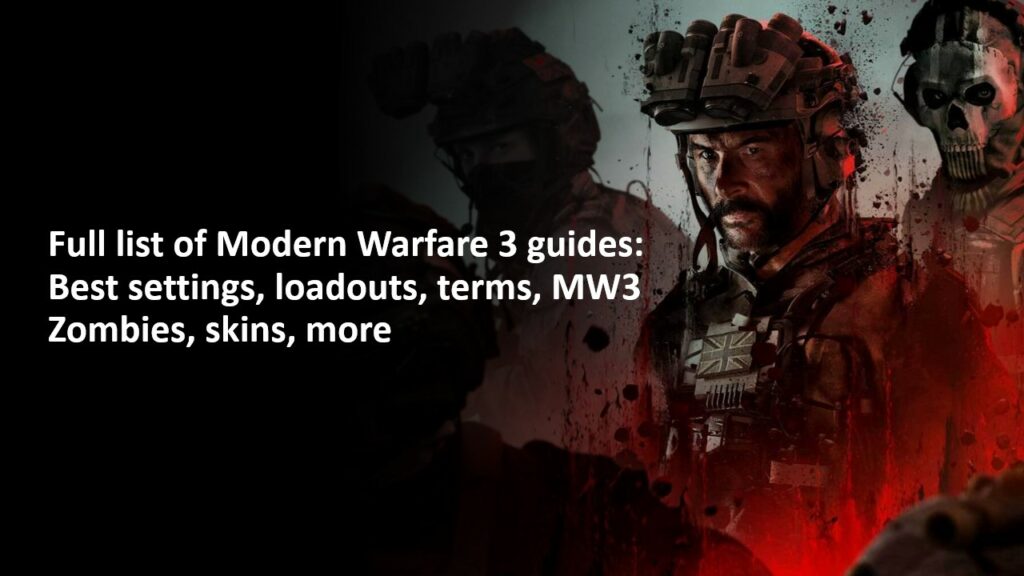 Modern Warfare's main character John Price in Online Esports' featured image for full list of Modern ⁣Warfare 3 guides, including best settings, loadouts, and more