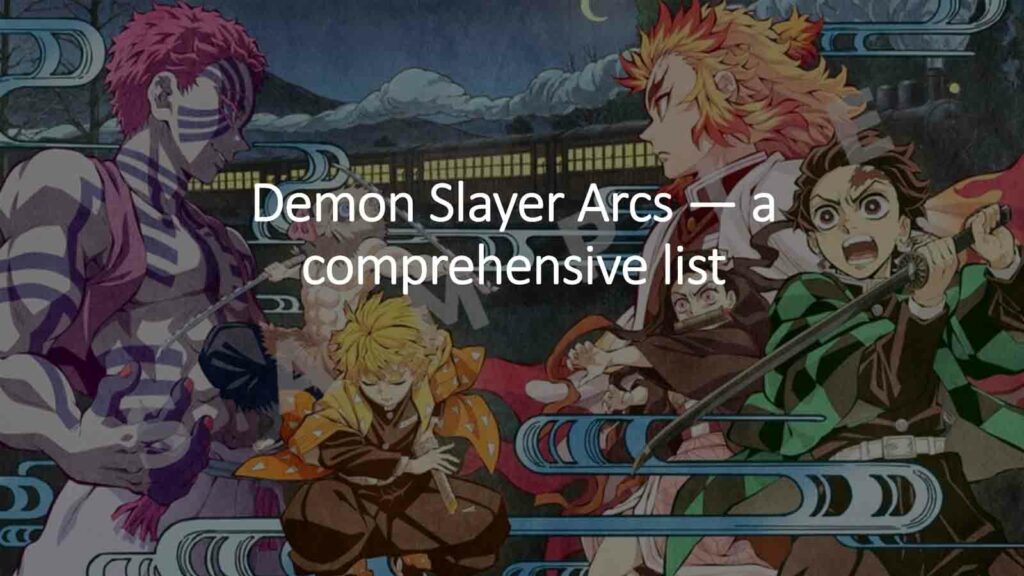 Demon Slayer Mugen Train arc key visual in ONE Esports featured image for article "Demon Slayer Arcs — a comprehensive list"