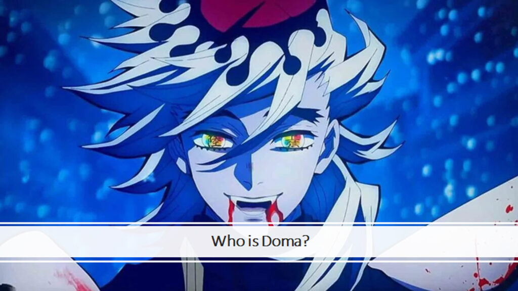 Twelve Demon Moon Doma in the Entertainment District arc with a caption asking who he is