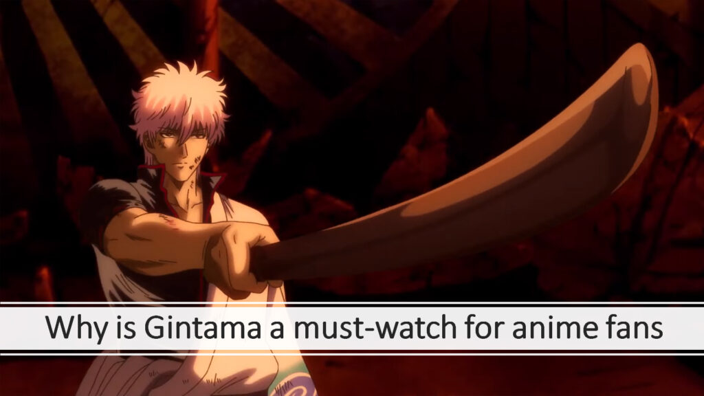 Gintoki Sakata using his wooden sword Bokuto in feature image for article "Why is Gintama a must-watch for anime fans"