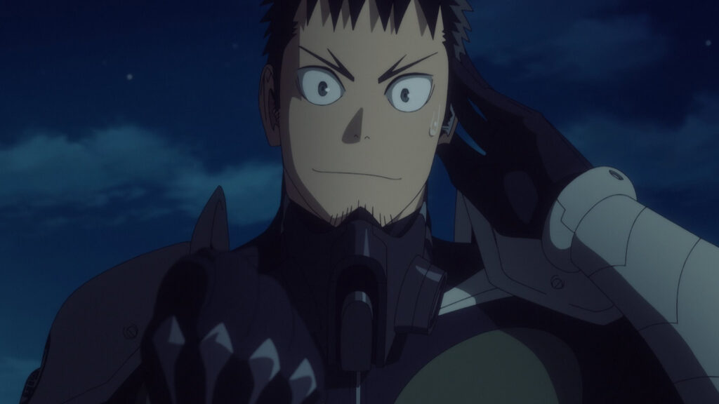 Kaiju no 8 Kafka Hibino seen in his first mission from episode 6 of the anime