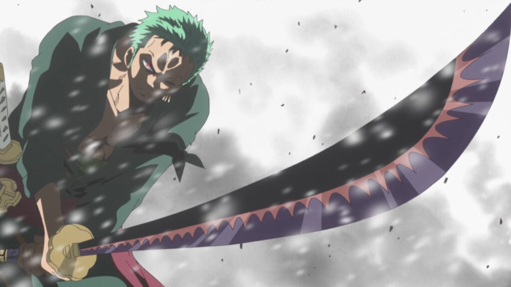 One of the One Piece Zoro swords, featuring Shusui