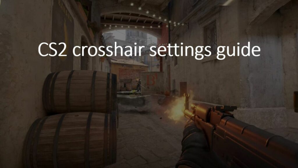 Two CS2 players in crossfire on Inferno in ONE Esports' image for the article about CS2 crosshair settings guide