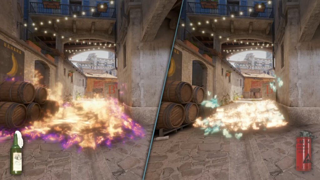 CS2 update on May 23 brings changes to Molotov and Incendiary grenades