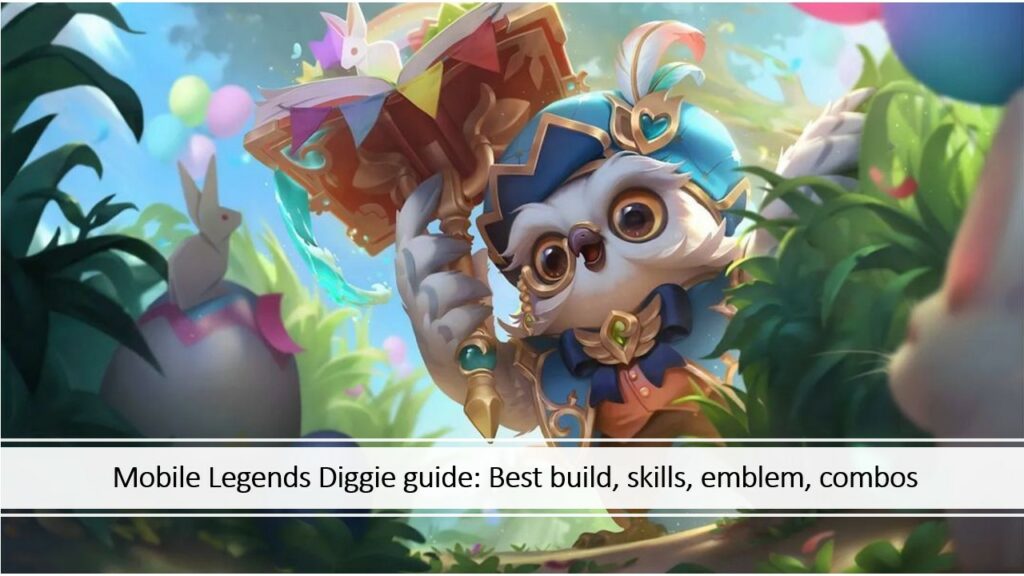 Mobile Legends: Bang Bang Fairytaler Diggie skin wallpaper with link to hero guide