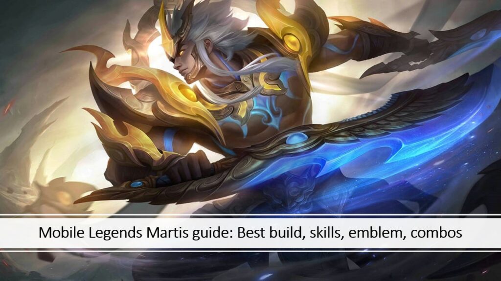 Mobile Legends: Bang Bang God of War Martis skin wallpaper with link to hero guide