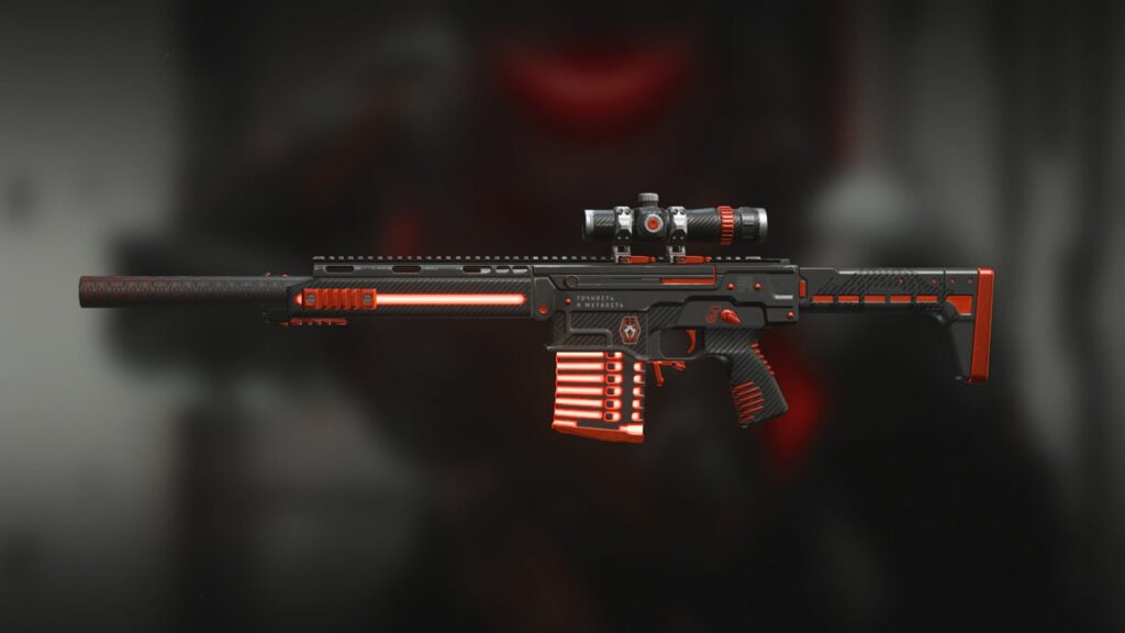 KV Inhibitor weapon blueprint from Rebirth Soldier Ultra Skin tracer pack in Modern Warfare 3 and Warzone