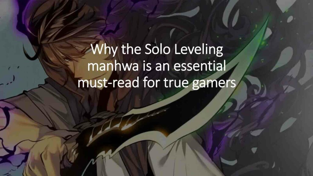 Sung Jinwoo in official manwha key visual in ONE Esports featured image for article "Why the Solo Leveling manhwa is an essential must-read for true gamers"