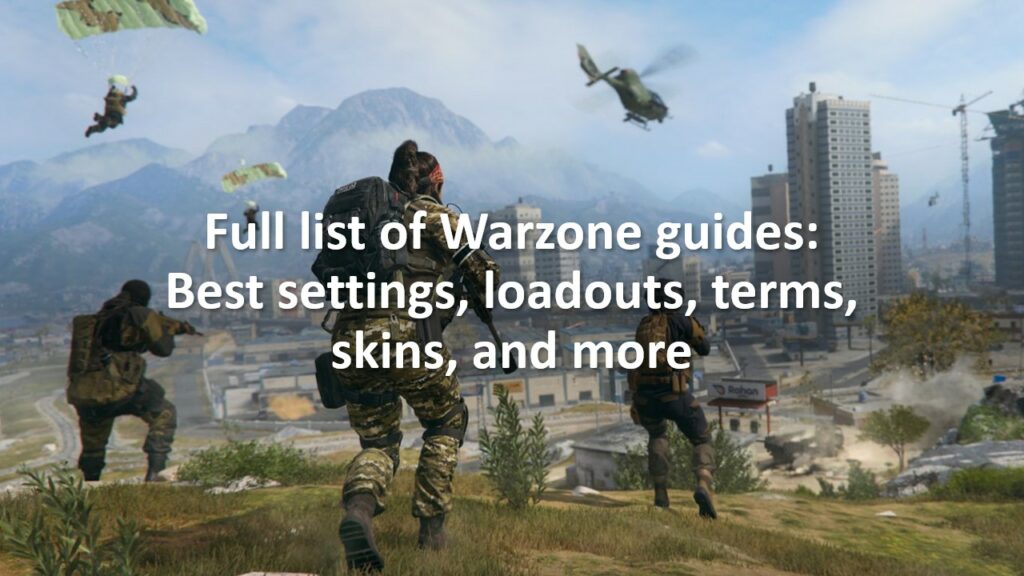 Operators battling on Warzone map Urzikstan in ONE Esports' featured image for full list of Warzone guides, including best settings, loadouts, and more