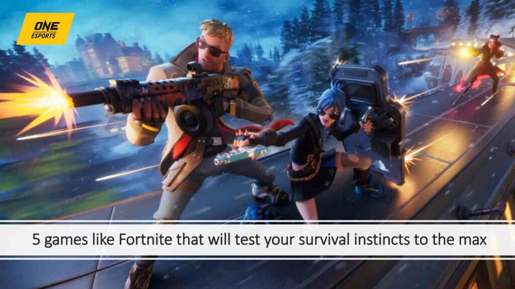 Fortnite competitive Chapter 5 Season 1 key visual in ONE Esports featured image for article "5 games like Fortnite that will test your survival instincts to the max"