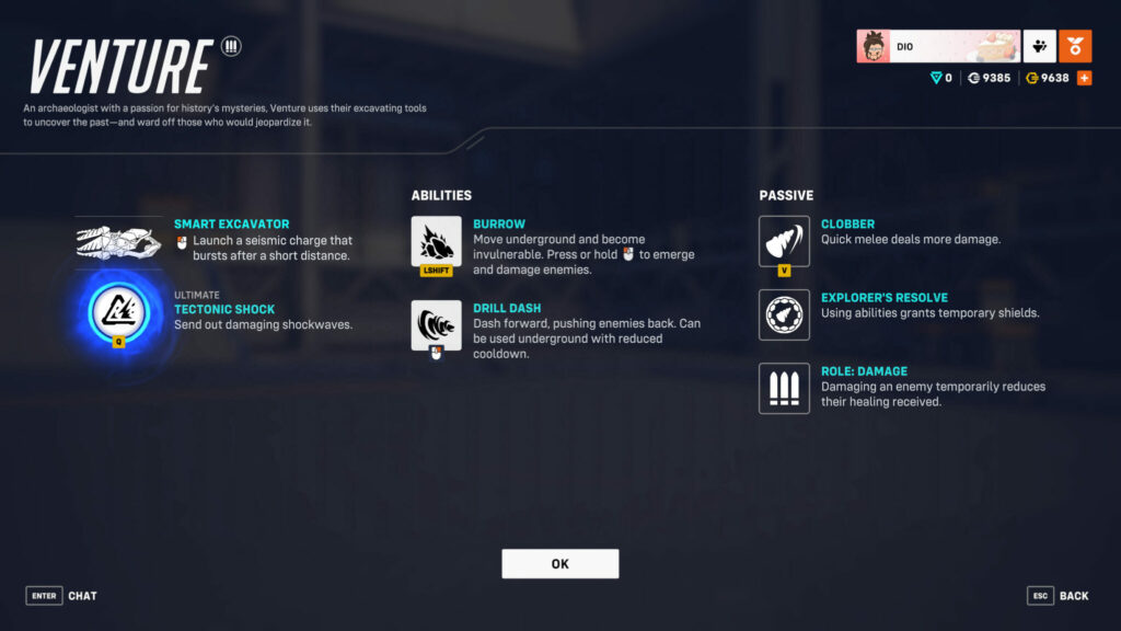 Screenshot of Venture's kit (Image via esports.gg)