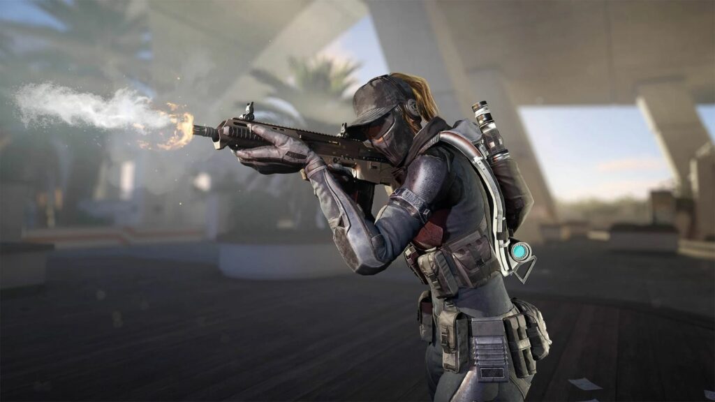 XDefiant operator firing weapon -- XDefiant servers down