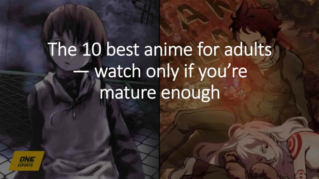 Serial Experiments Lain's LainIwakura and Deadman Wonderland's GantaIgarashi in ONE Esports featured image for article "The 10 best anime for adults"