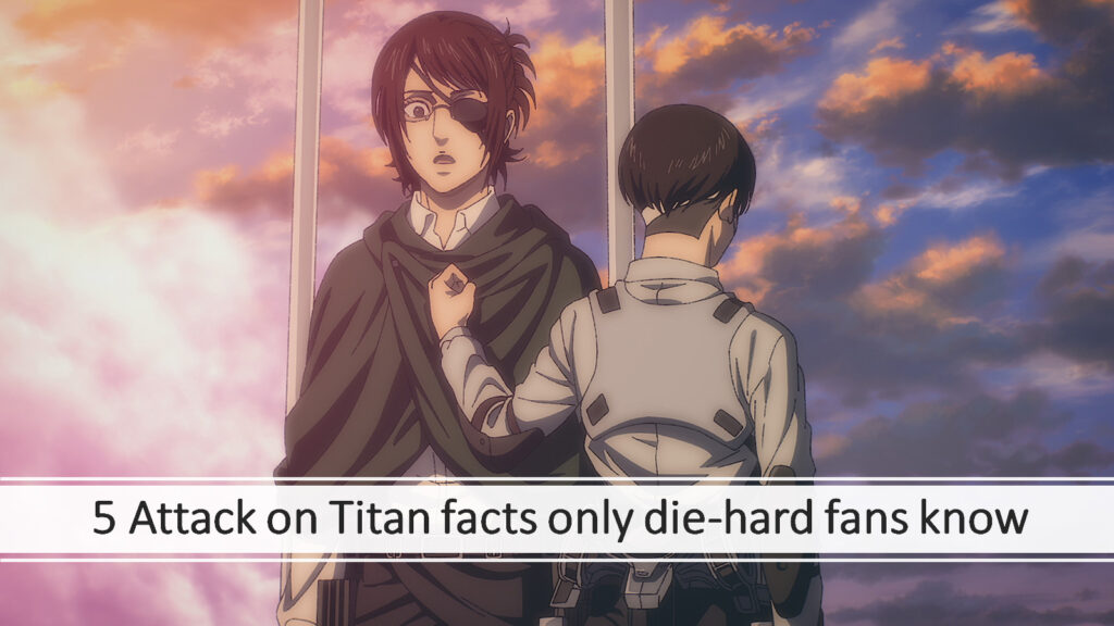 Hanje and Levi and link to Attack on Titan facts article 