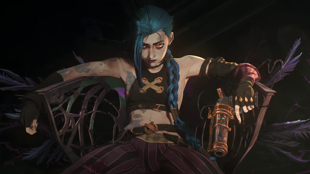 Jinx in League of Legends and Netflix's Arcane. What will happen to her in Arcane Season 2?