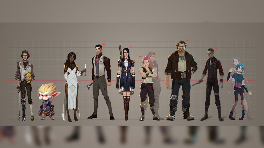 Arcane characters' height