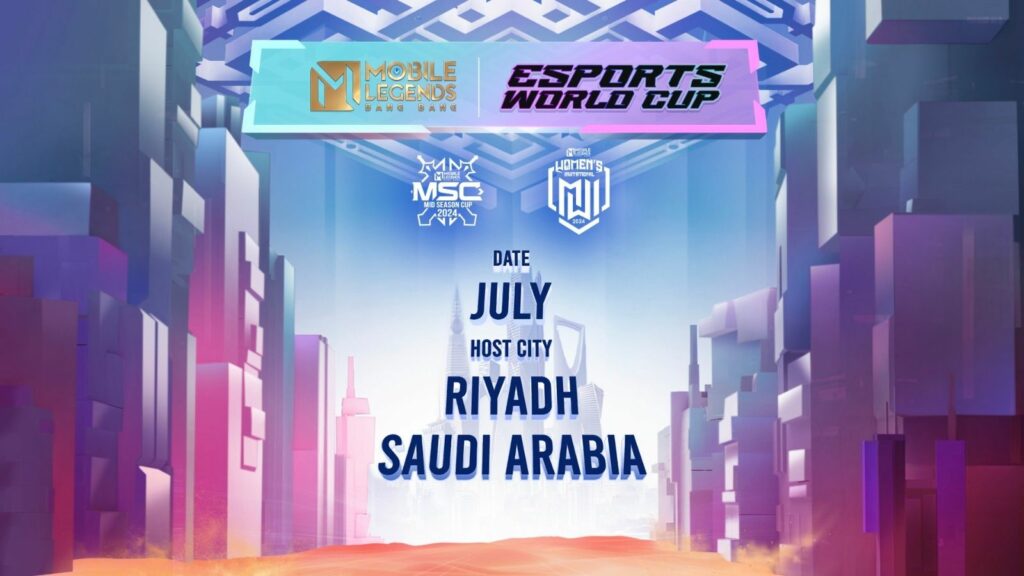 MSC 2024 and MWI 2024 schedule in the Esports World Cup