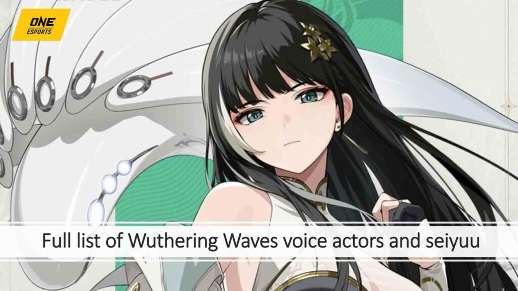 Baizhi from Wuthering Waves in ONE Esports featured image for article "Full list of Wuthering Waves voice actors and seiyuu"