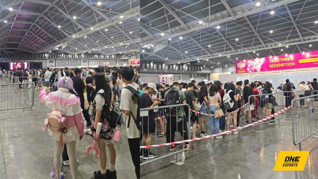 Crowd enters AFA Creators Super Fest 2024 with long queue