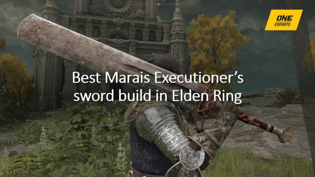 Marais Executioner's sword in Elden Ring for ONE Esports' image on the best Maramis Executioner's sword build