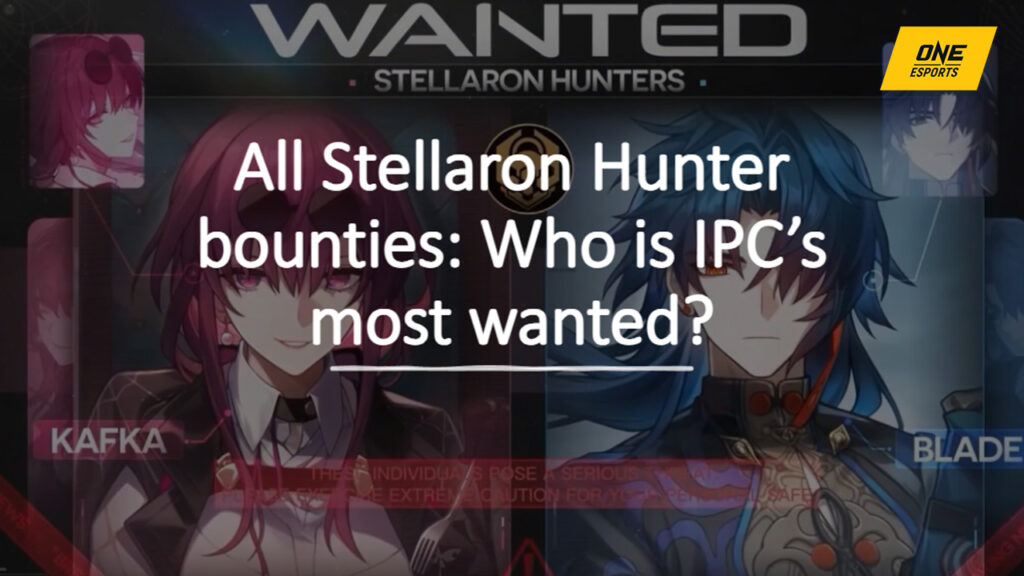 Stellaron Hunters Kafka and Blade in their wanted posters. All Stellaron Hunter Bounties: Who is IPC's most wanted?