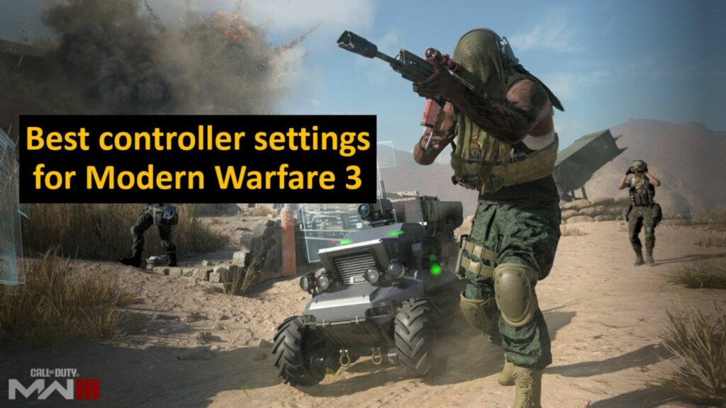 Operator Riptide in Escort game mode in ONE Esports' image for the best controller settings in Modern Warfare 3