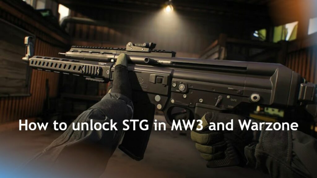 STG assault rifle in ONE Esports' image for how to unlock it in Modern Warfare 3 and Warzone