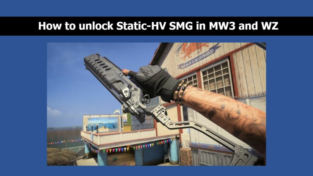 Static-HV SMG in Modern Warfare 3 in ONE Esports' image on how to unlock the weapon