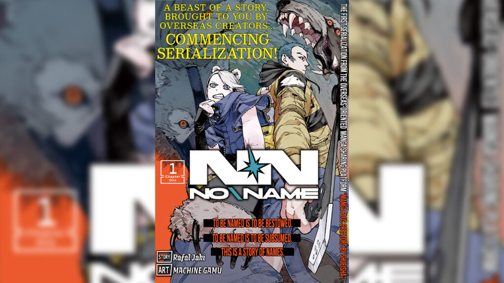 No\Name Chapter 1 manga cover by Rafal Jaki and MAchine Gamu