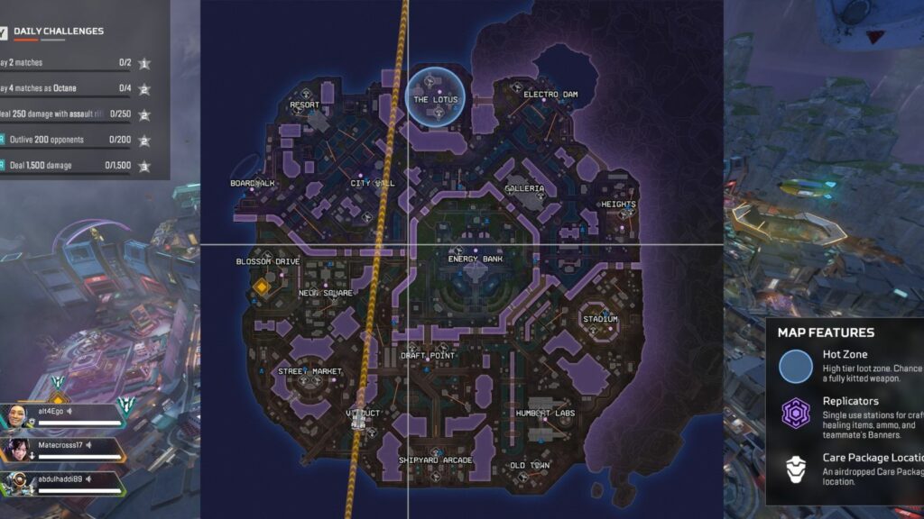 Apex Legends E-District map