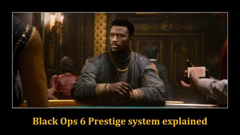 Troy Marshall in a casino in ONE Esports' image for Black Ops 6 Prestige system