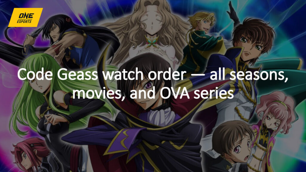 Code Geass Anime Watch Order Official Key Visual