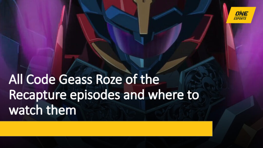 All episodes of Code Geass Roze of the Recapture. Ash transforming his Knightmare Frame