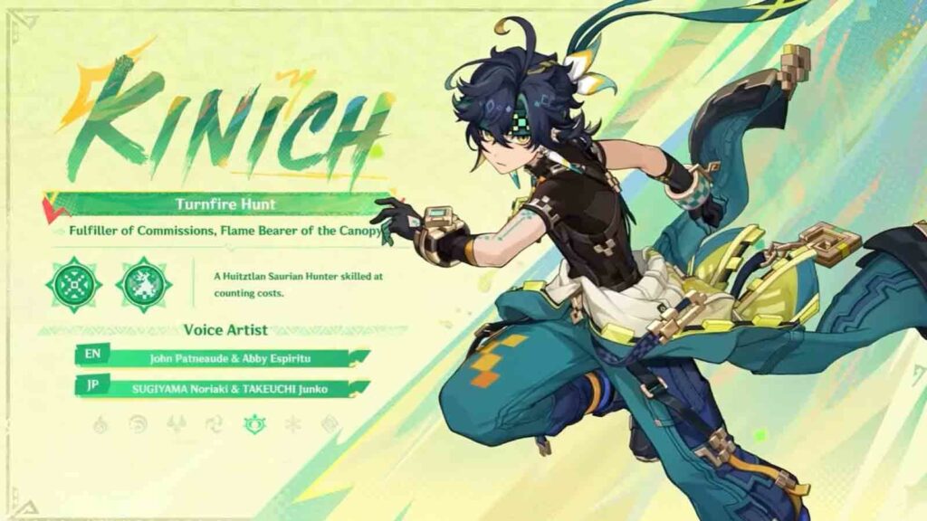 Kinich banner teaser in Genshin Impact 5.0