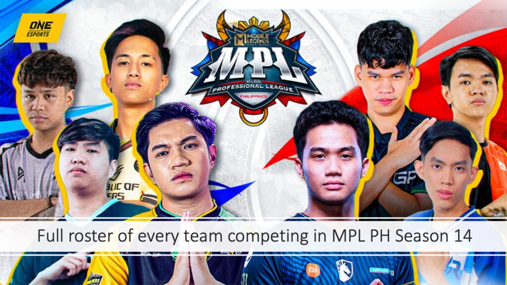 MPL PH Season 14 full roster of every team by ONE Esports