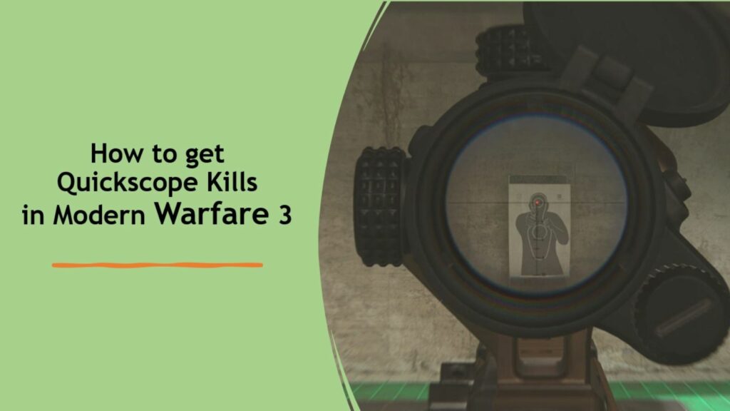 Scoped XRK Stalker on Training Facility in ONE Esports' image for how to get Quickscope Kills in Modern Warfare 3