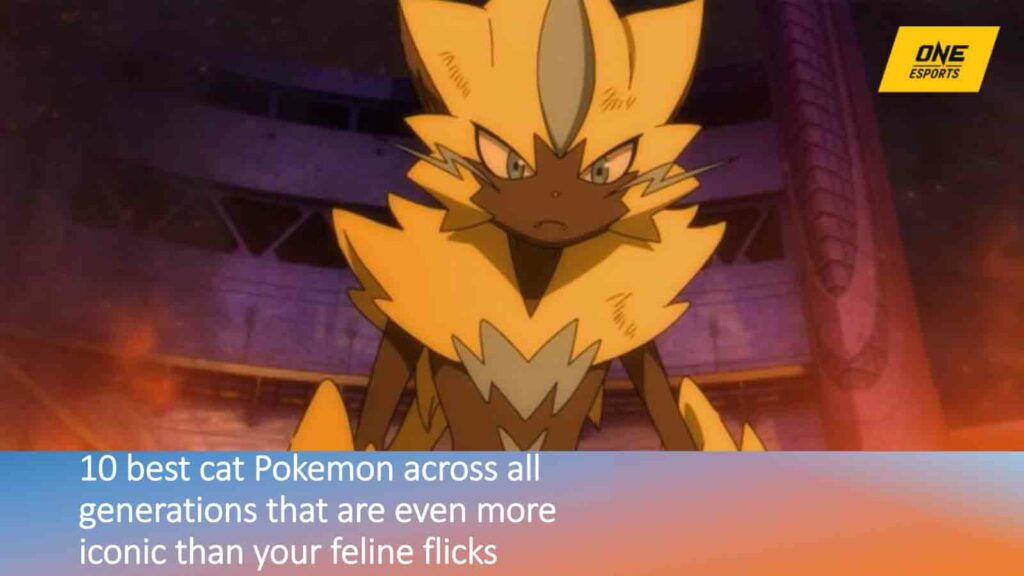 Zeraora in The Power of Us Pokemon Movie in ONE Esports featured image for article "10 best cat Pokemon across all generations that are even more iconic than your feline flicks"