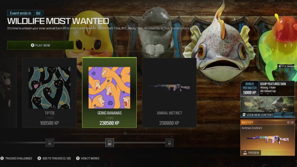 MW3 Wildlife Most Wanted event