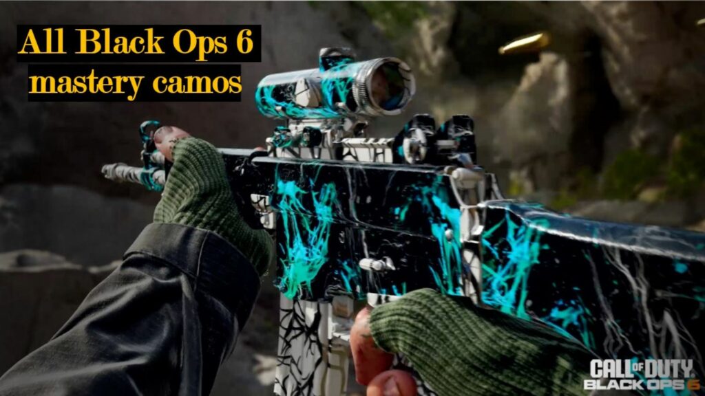 Abyss mastery camo in ONE Esports' image for all Black Ops 6 mastery camos in Multiplayer, Zombies, and Warzone