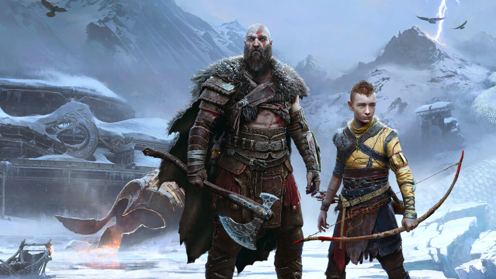 Kratos and Atreus in God of War Ragnarok key image