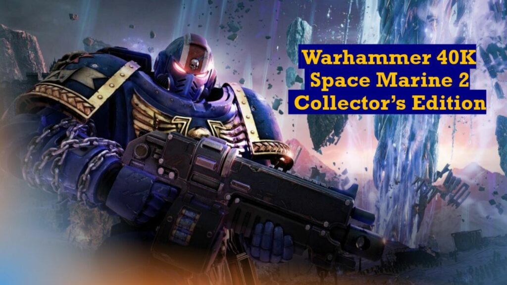 Armored Lieutenant Titus in ONE Esports' image for how to get Warhammer 40K Space Marine 2 Collector's Edition