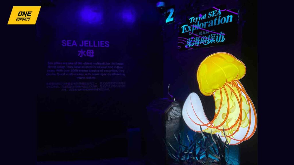 Teyvat SEA Exploration SEA Aquarium station 2 featuring jellyfish