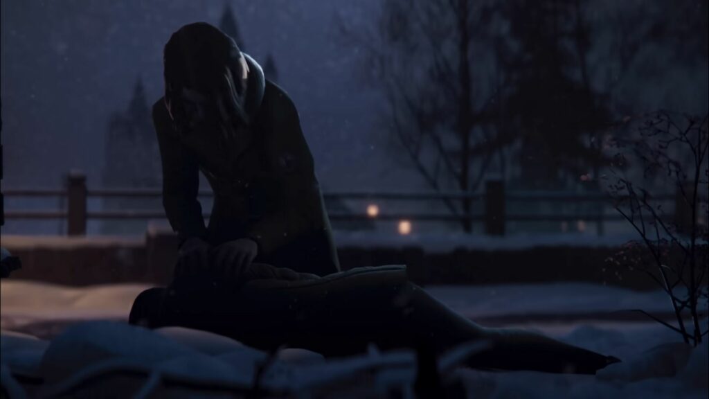 A screenshot of Max finding Safi’s dead body.