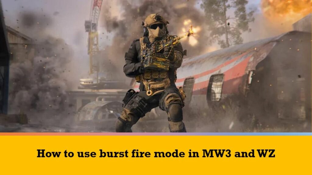 Operator Rocket shooting enemies on Scrapyard in ONE Esports' image for how to use burst fire mode in Modern Warfare 3 and Warzone