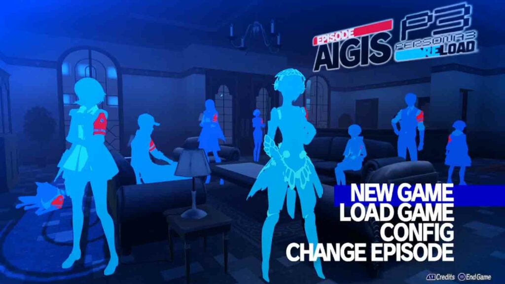 Persona 3 Reload DLC expansion Episode Aigis "change episode" menu