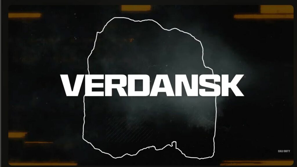 Layout of Warzone map Verdansk as shown in the Call of Duty Next livestream