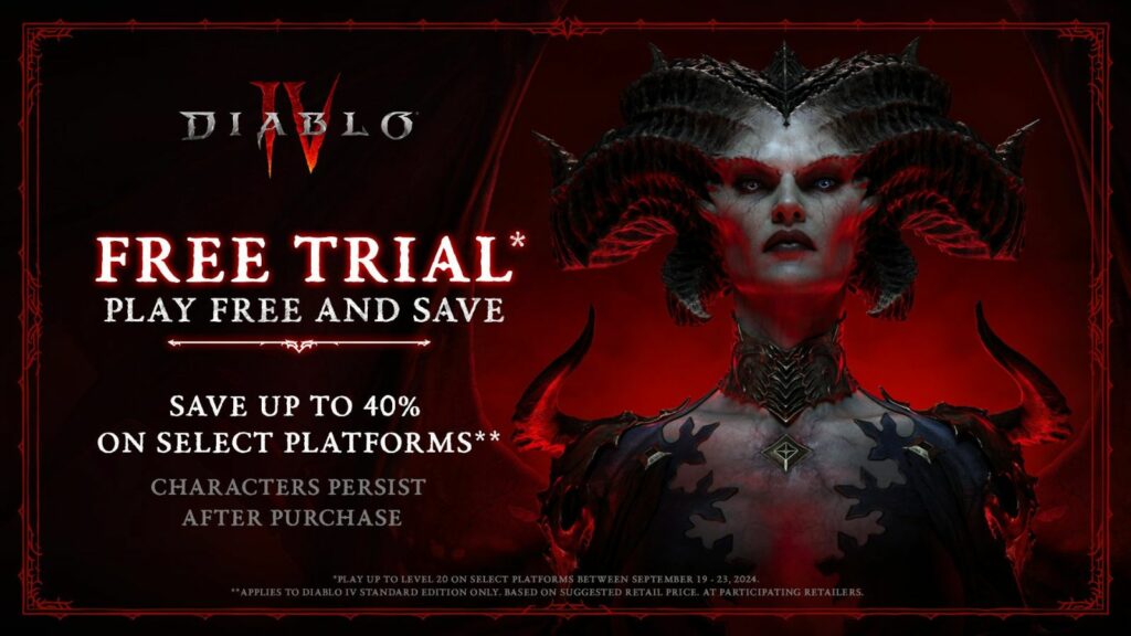 Diablo 4 free trial