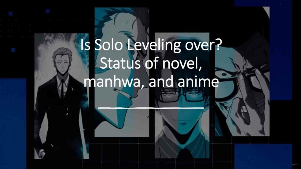 Solo Leveling hunters in featured image for article "Is Solo Leveling over? Status of novel, manhwa, and anime"