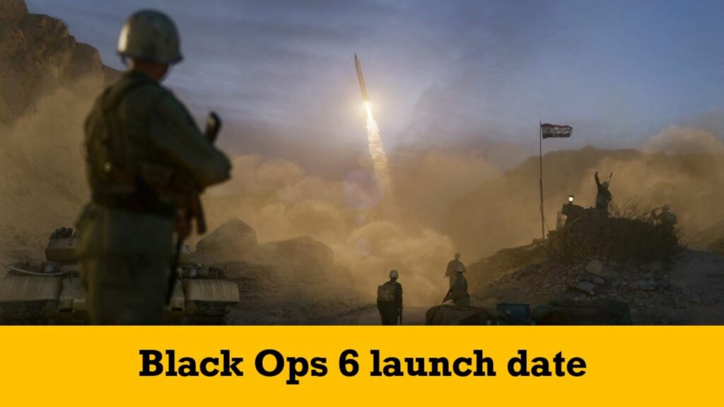 Call of Duty soldiers looking at a launched missile in ONE Esports' image for Black Ops 6 launch date