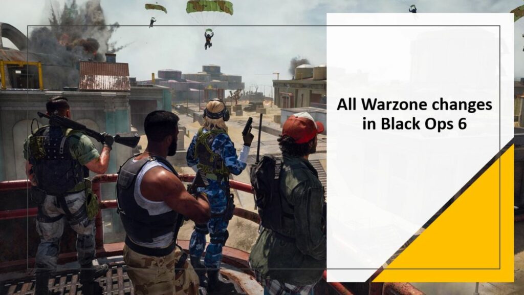 Black Ops 6 operators on Area 99 in ONE Esports' image for all Warzone changes coming in BO6